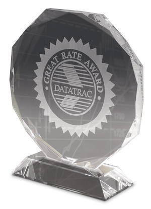 Datatrac Great Rate Award Trophy