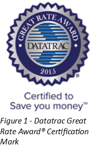Datatrac Great Rate Award Certification Mark